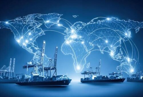 global-trade-network-visualization-with-shipping-and-logistics-infrastructure-representing-international-commerce-and-supply-chains-photo